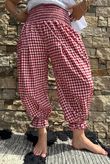Nonni Gingham Bloomer Pant Sangria